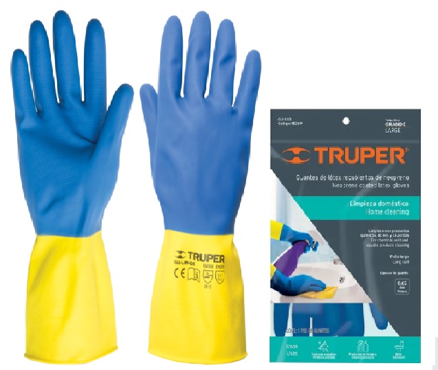 Guantes de látex para limpieza chicos Truper