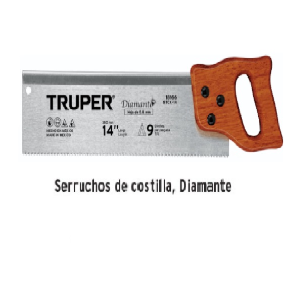 Serrucho de poda 13 , hoja curva, 7 DPP, Truper Expert, Serruchos, 100121