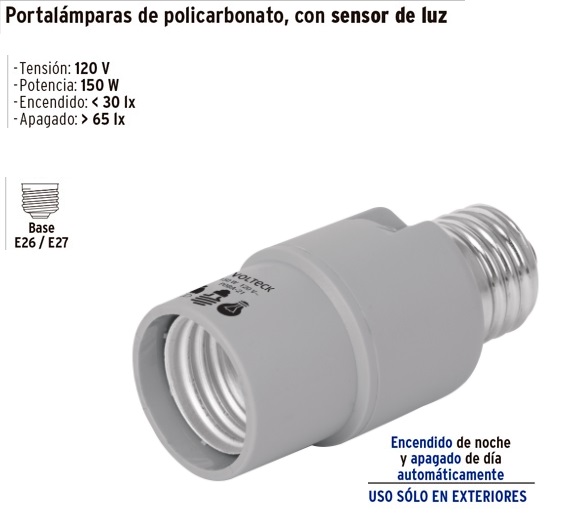 Portalámpara de baquelita, con interruptor de cadena,Volteck, Portalámparas,  46533